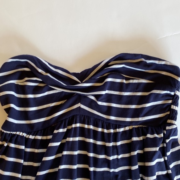 Merona Navy Blue & White Striped Swimsuit Cover-Up - Picture 3 of 7